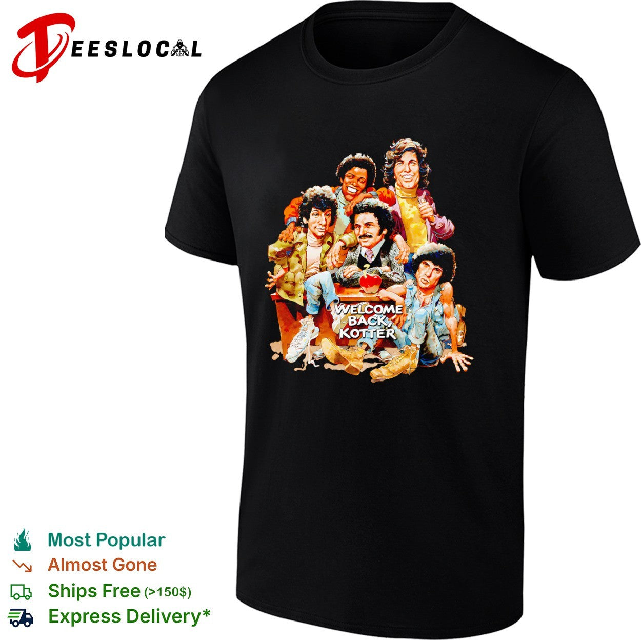 Welcome Back Kotter Cast Retro shirt