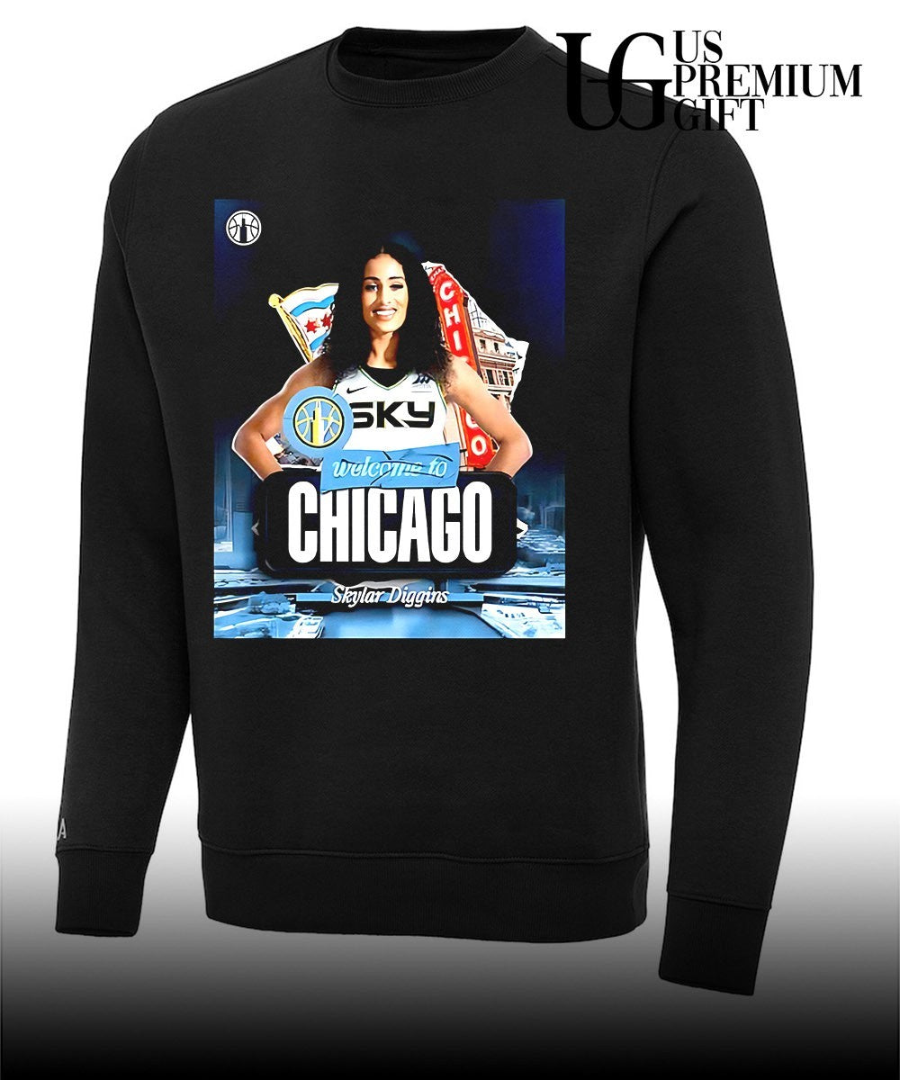 Welcome Skylar Diggins to Chicago Sky WNBA 2026 shirt