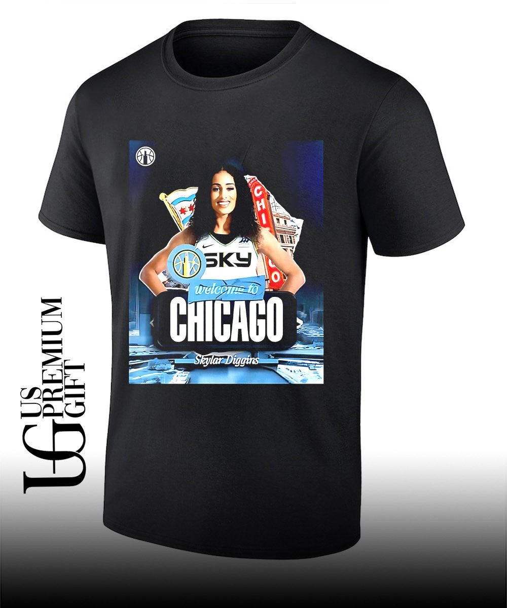 Welcome Skylar Diggins to Chicago Sky WNBA 2026 shirt