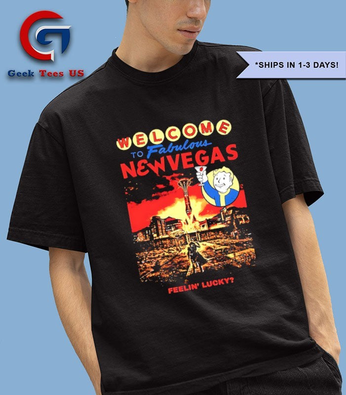 Welcome to Fabulous New Vegas Vault Boy shirt
