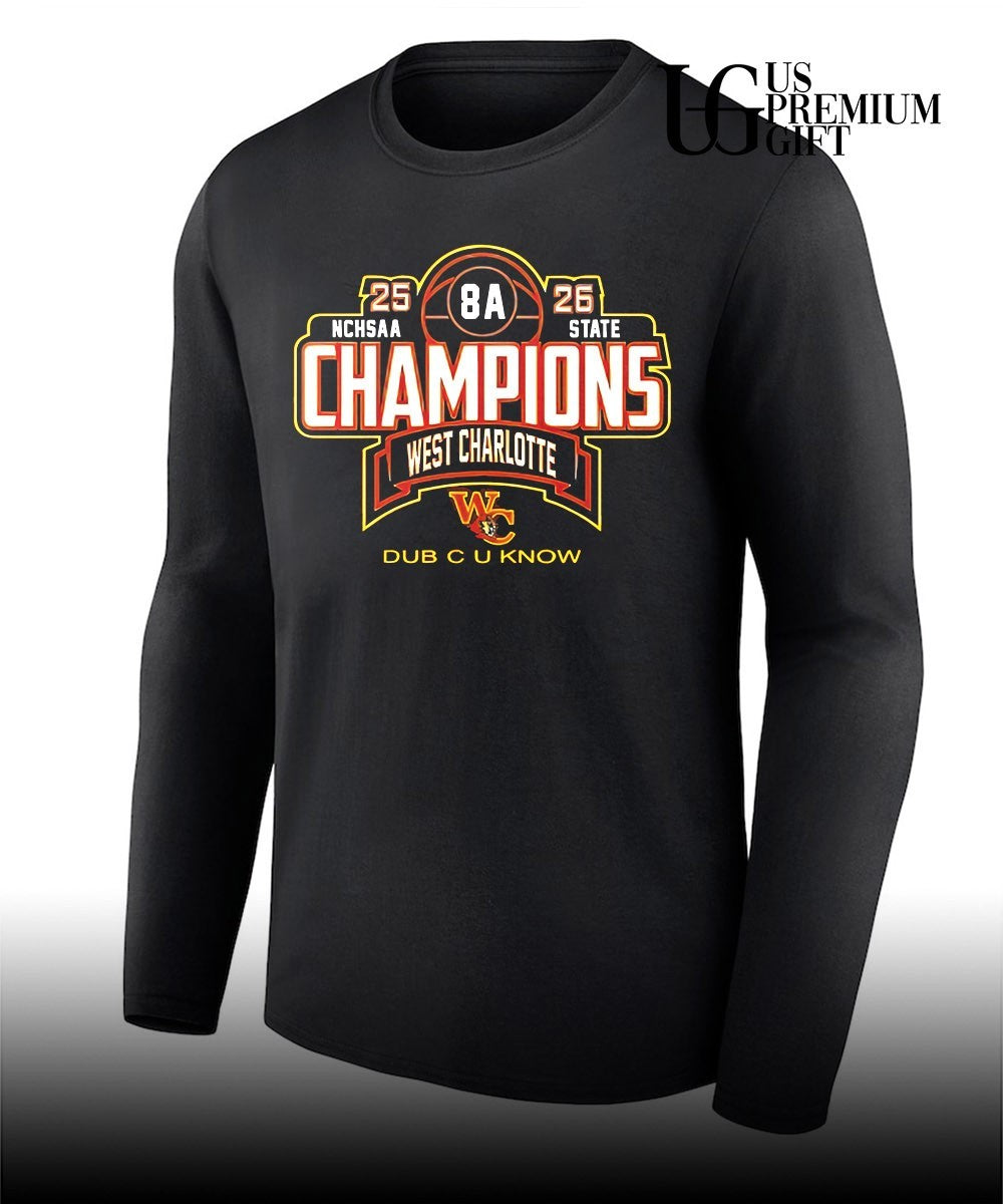 West Charlotte 8A NCHSAA State Champions 2026 shirt