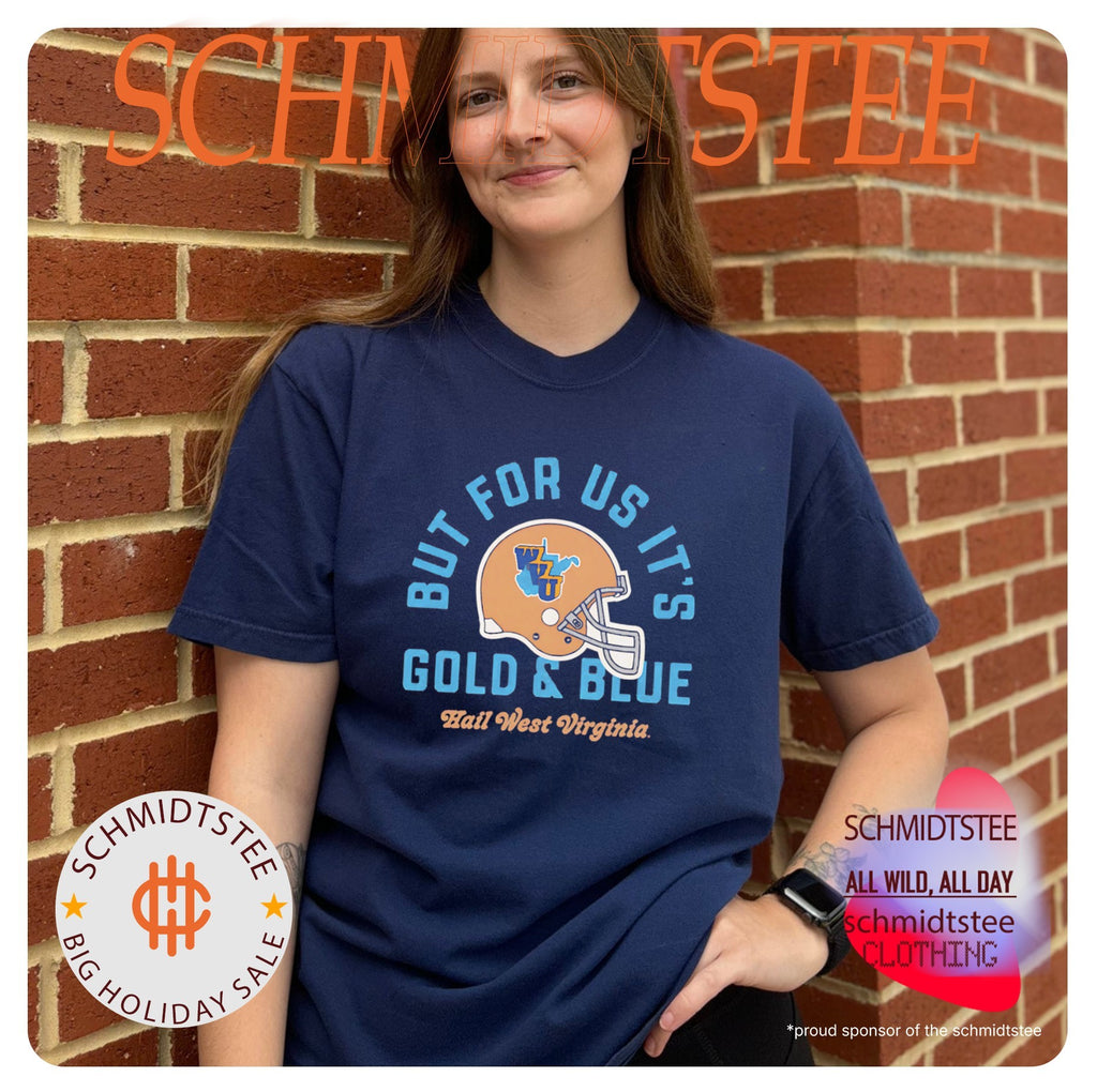 West Virginia It’s Gold and Blue Football Helmet Vintage shirt
