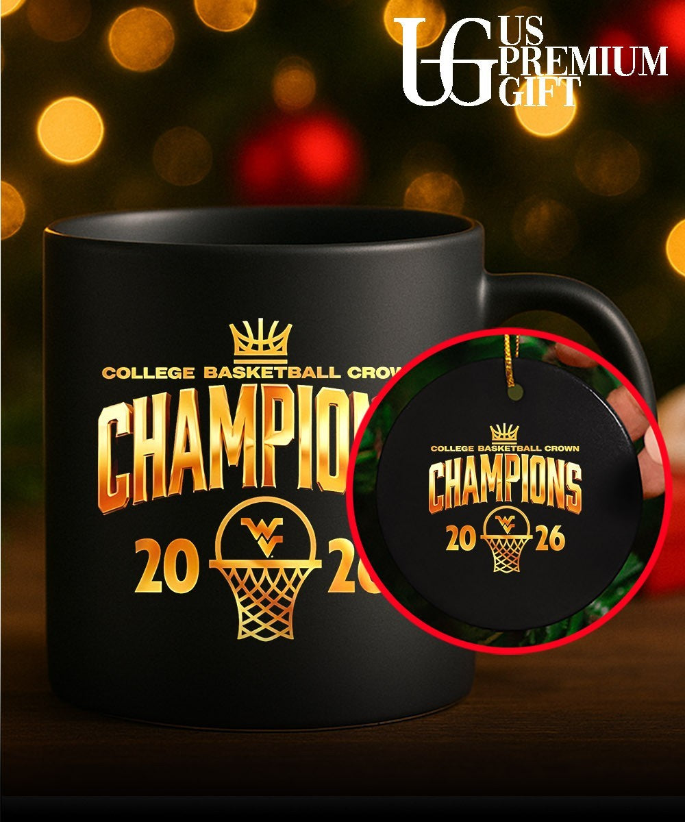West Virginia Mountaineers Men’s College Basketball Crown Champions 2026 shirt