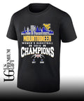West Virginia Mountaineers Women’s Basketball Champions 2026 player names city skyline T-shirt