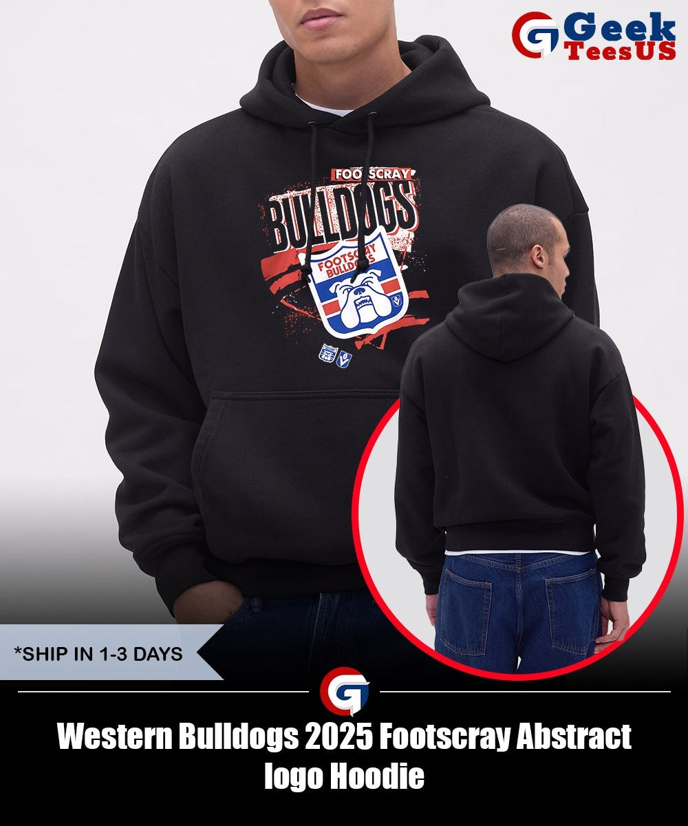 Western Bulldogs 2025 Footscray Abstract logo shirt