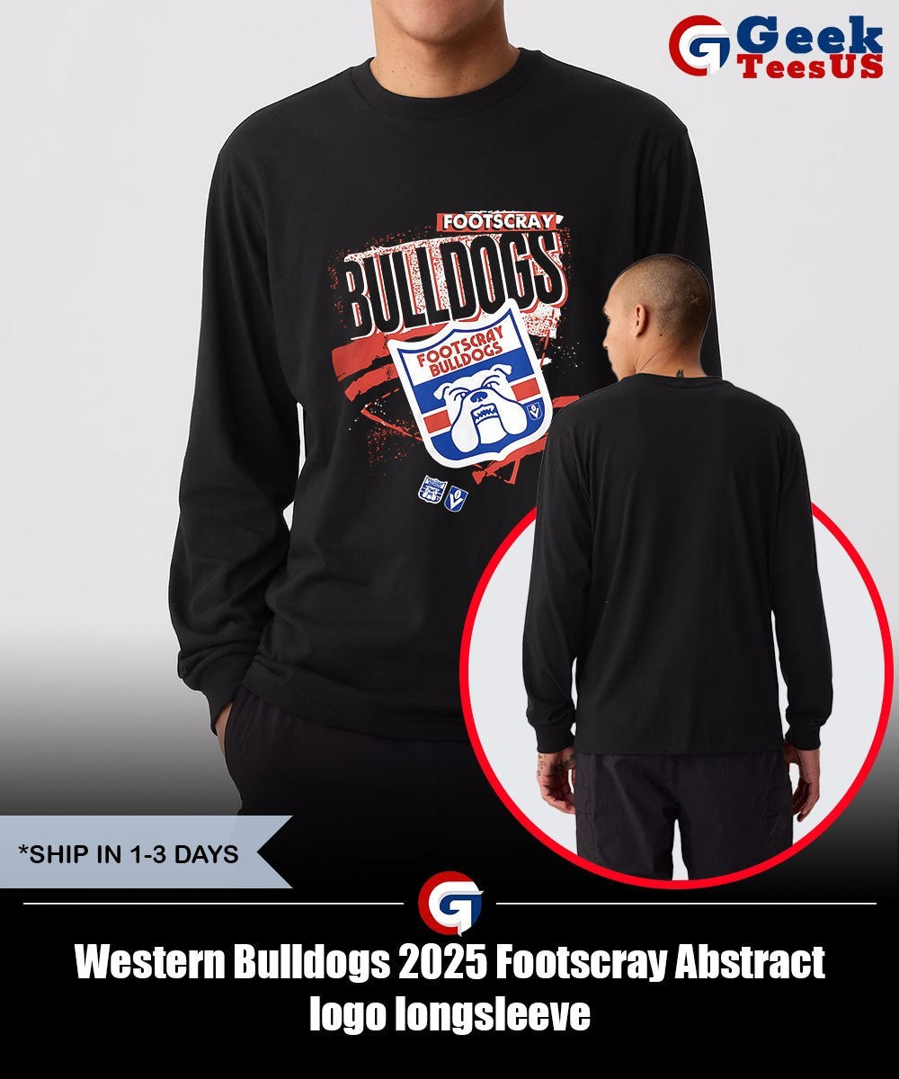 Western Bulldogs 2025 Footscray Abstract logo shirt