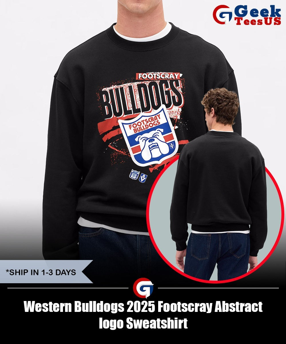 Western Bulldogs 2025 Footscray Abstract logo shirt