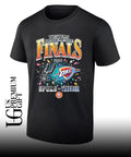Western Conference Finals NBA 2026 San Antonio Spurs vs Oklahoma City Thunder basketball logo shirt