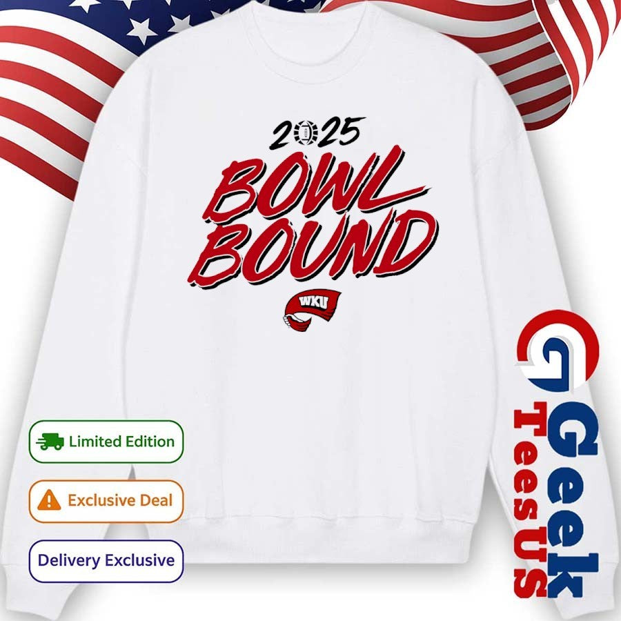 Western Kentucky Hilltoppers football Bowl Bound 2025 shirt