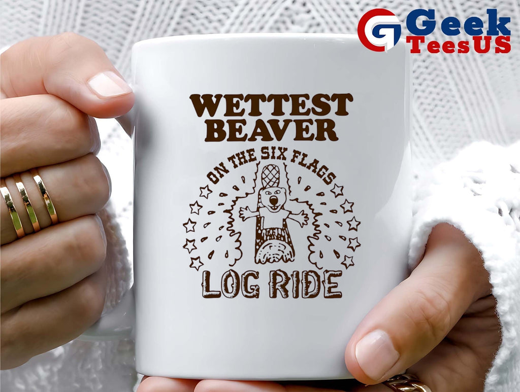 Wettest Beaver On The Amusement Park Log Ride T-shirt