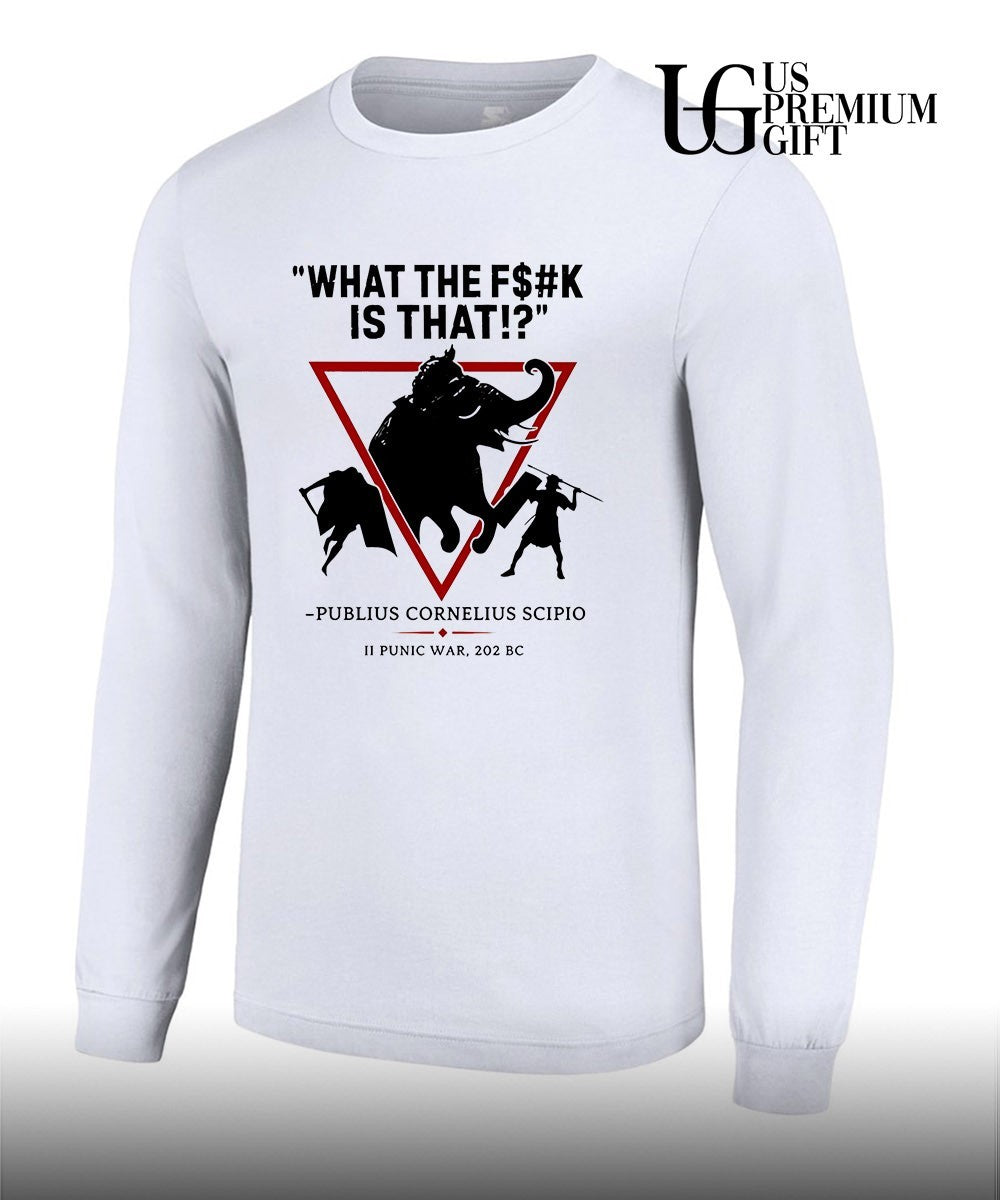 What the fuck is that Publius Cornelius Scipio II Punic War 202 shirt