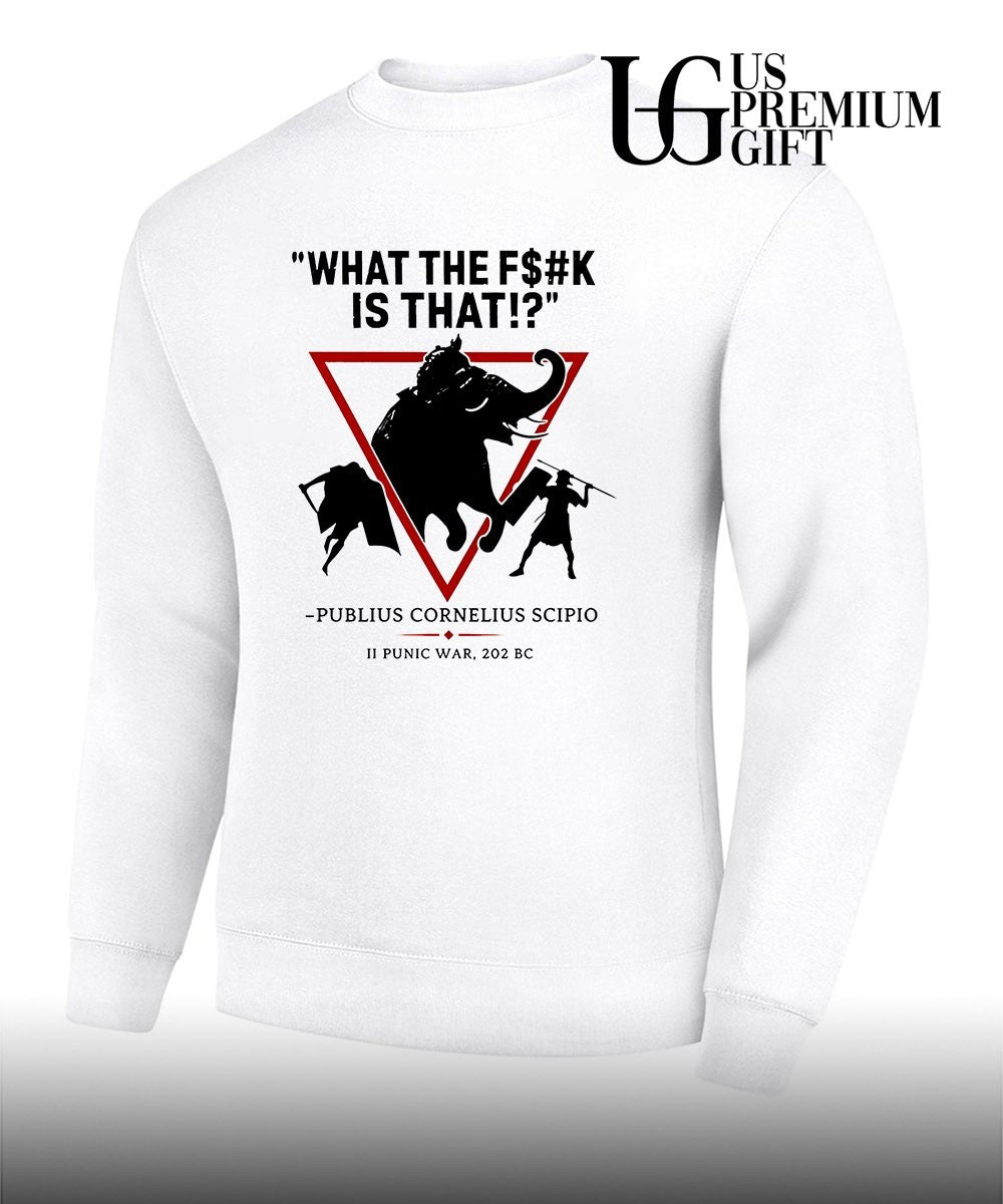 What the fuck is that Publius Cornelius Scipio II Punic War 202 shirt