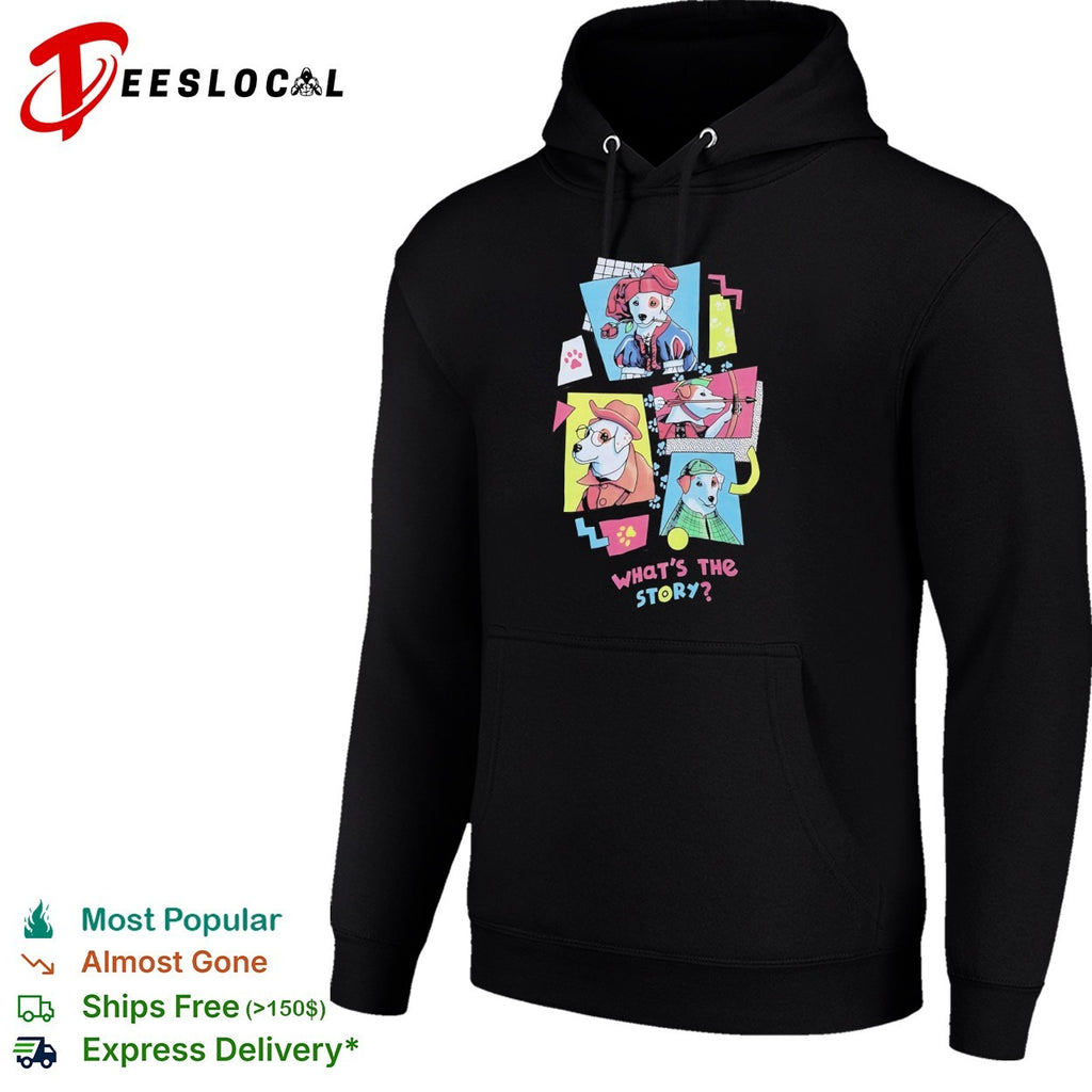 What’s the Story Retro Dog detective shirt