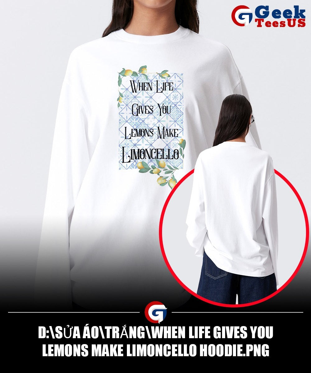 When life gives you lemons make limoncello shirt