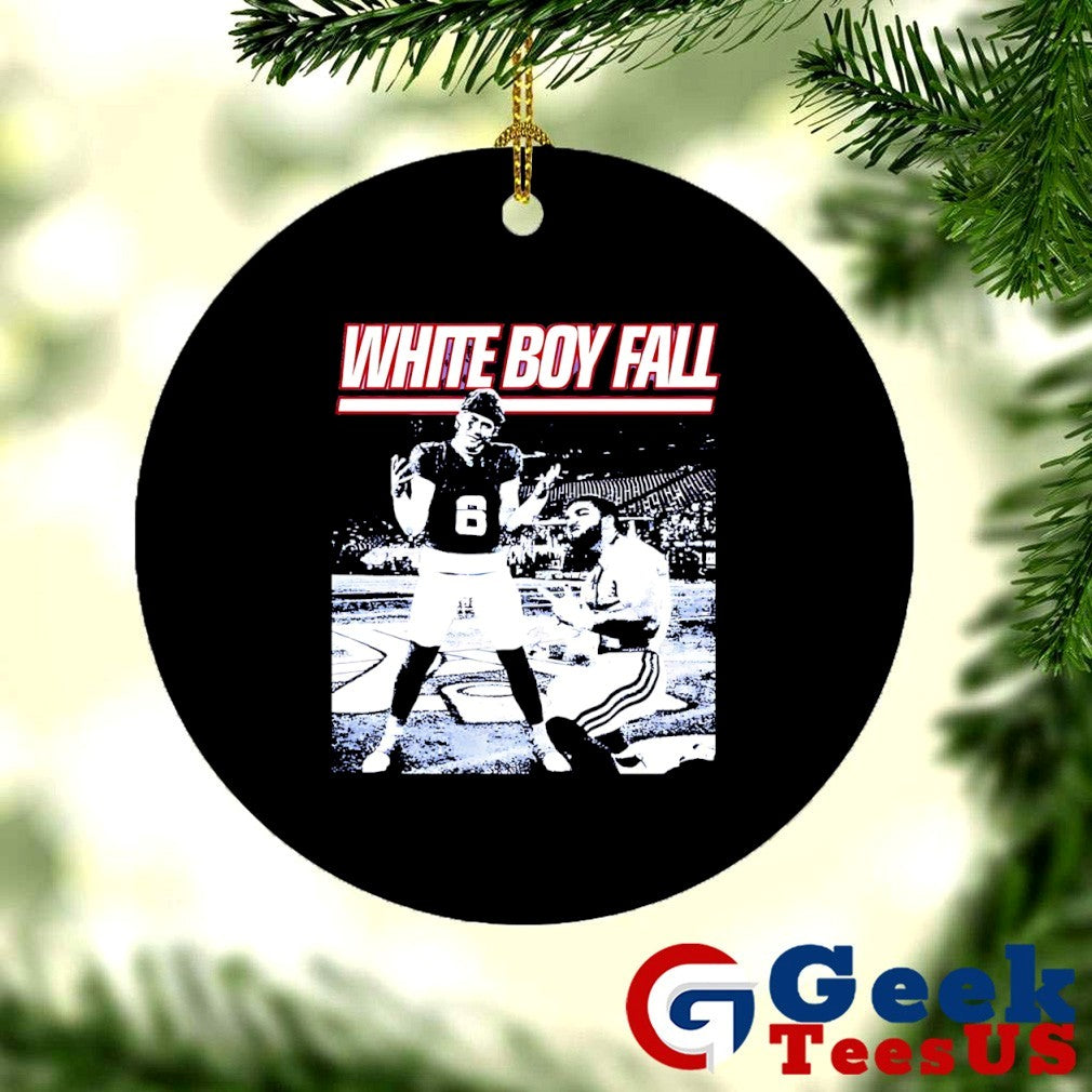 White Boy Fall Jaxson Dart and Cam Skattebo New York Giants football shirt