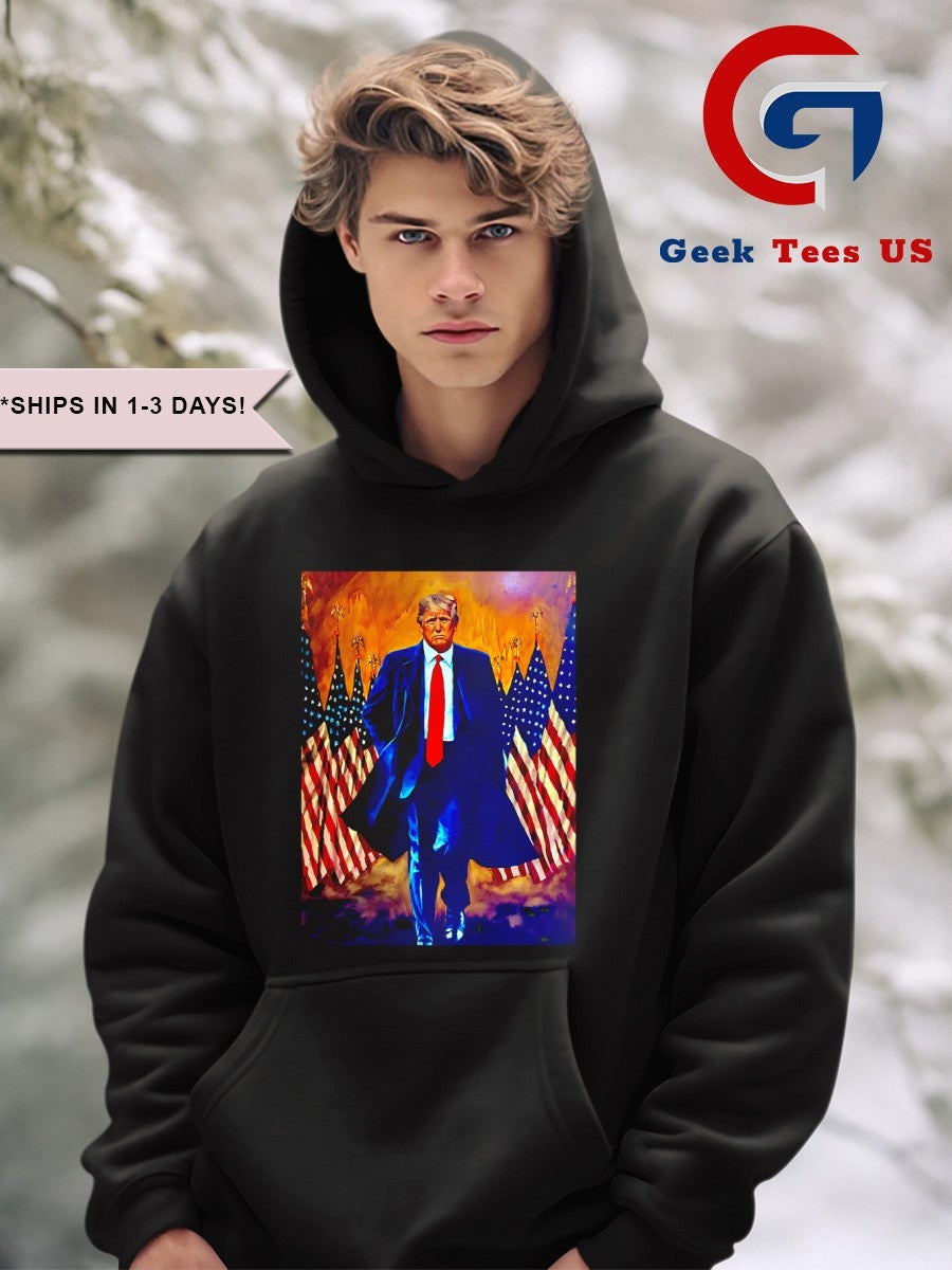 White House Paintings Of President Trump shirt