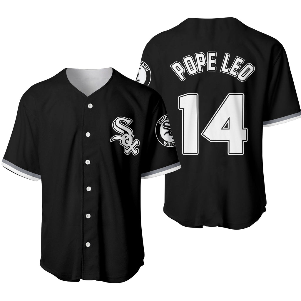 White Sox Pope Leo 14 Baseball Jersey