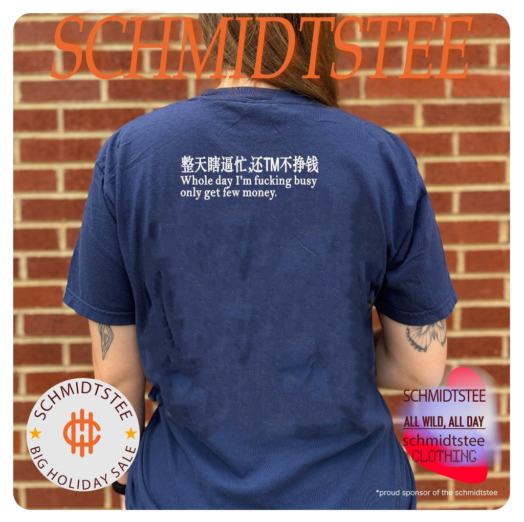 Whole Day Busy Few Money Meme shirt