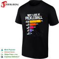 Why I Lose at Pickleball Chart shirt