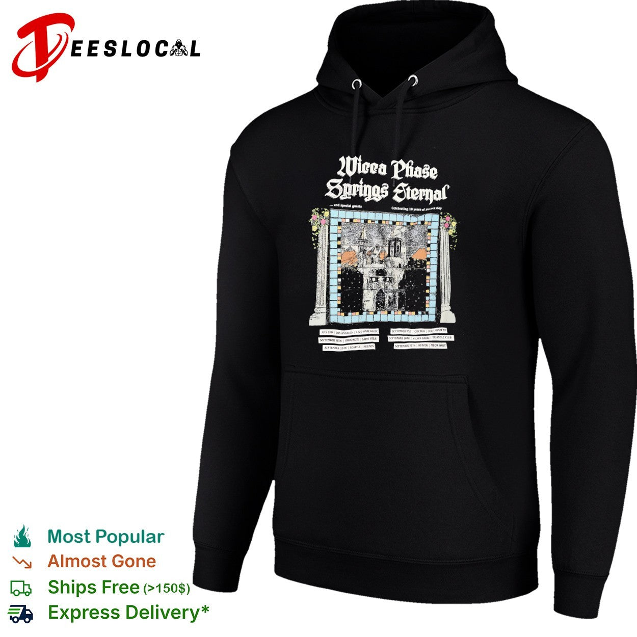 Wicca Phase Springs Eternal Celebrating 10 Years of Secret Boy Tour shirt