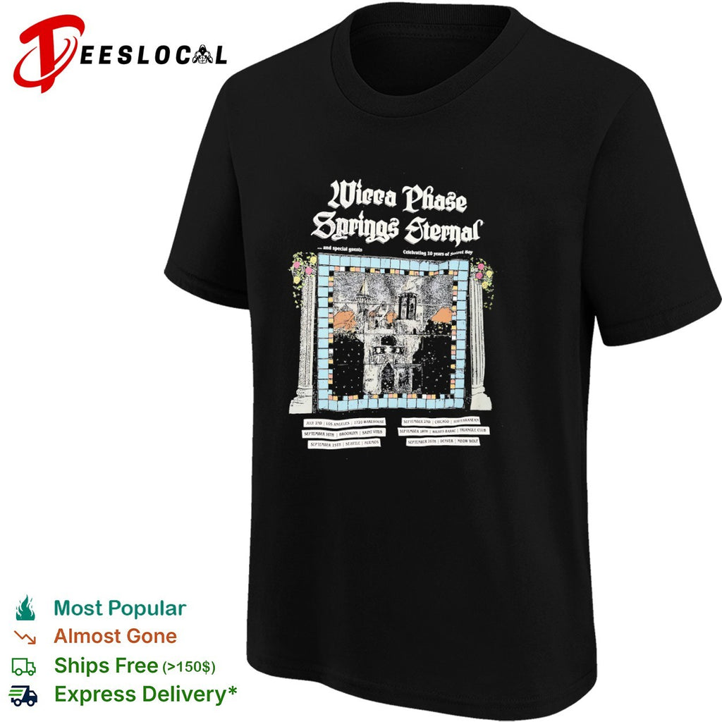Wicca Phase Springs Eternal Celebrating 10 Years of Secret Boy Tour shirt
