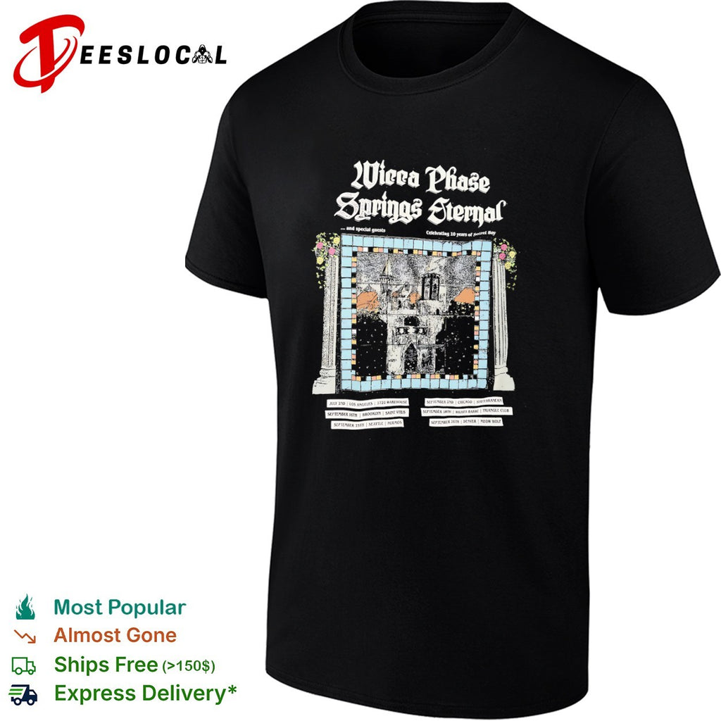 Wicca Phase Springs Eternal Celebrating 10 Years of Secret Boy Tour shirt