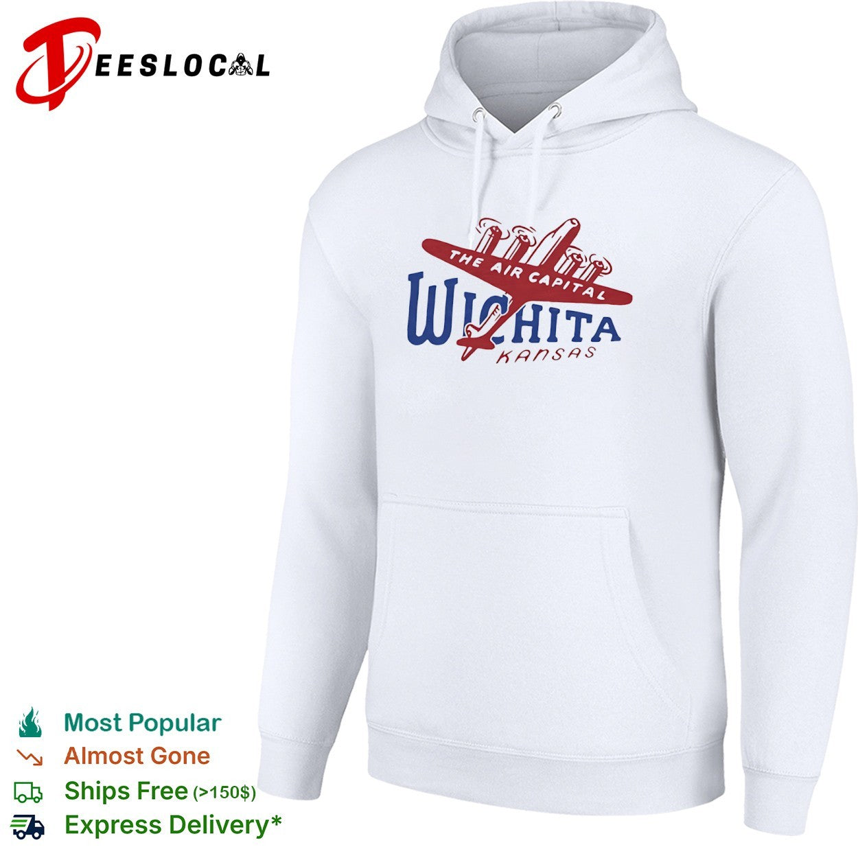 Wichita Kansas The Air Capital Vintage Airplane shirt