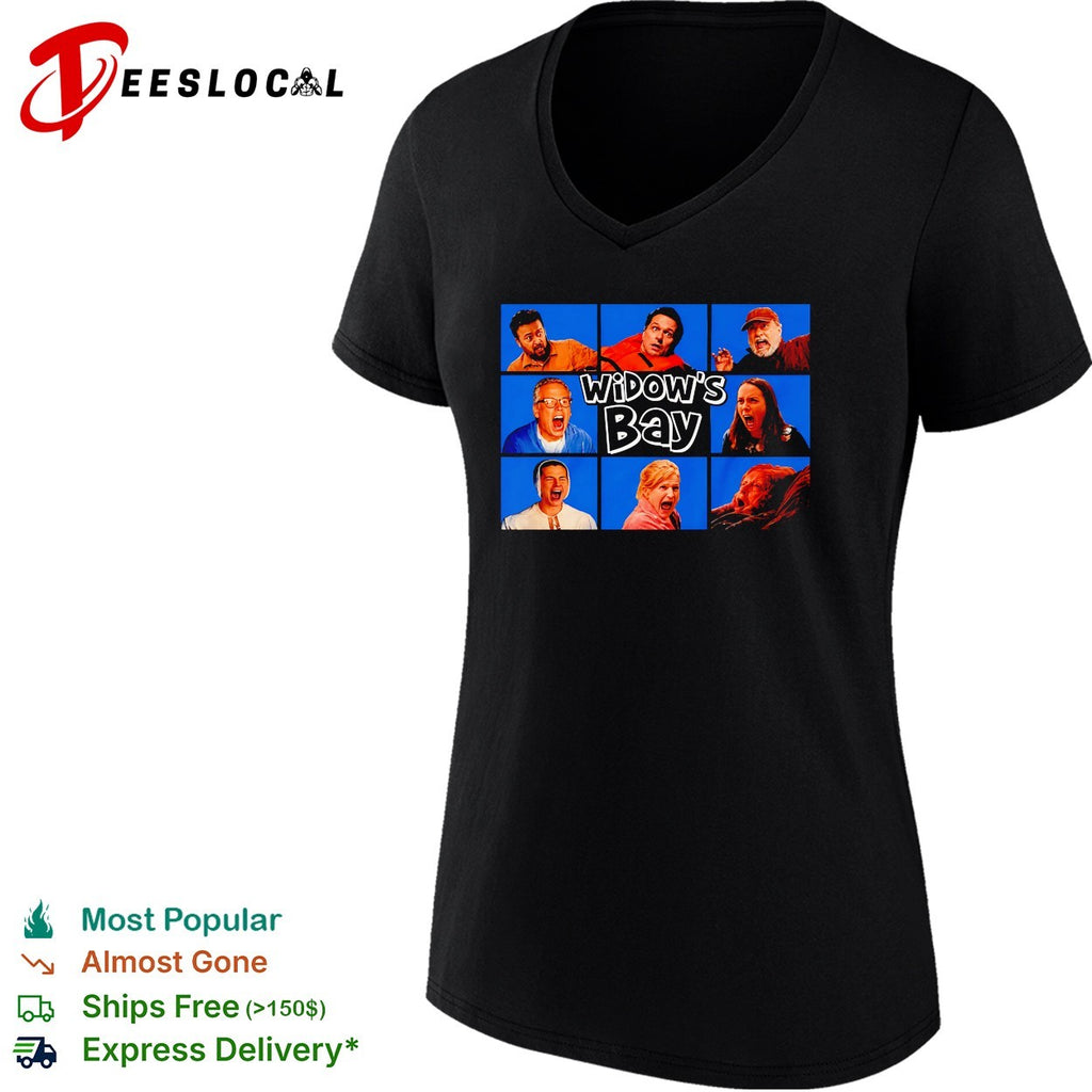 Widow’s Bay screaming cast parody poster shirt