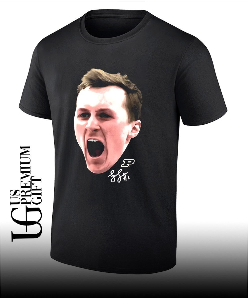 Will Berg Fletcher Loyer big face Purdue Boilermakers basketball shirt