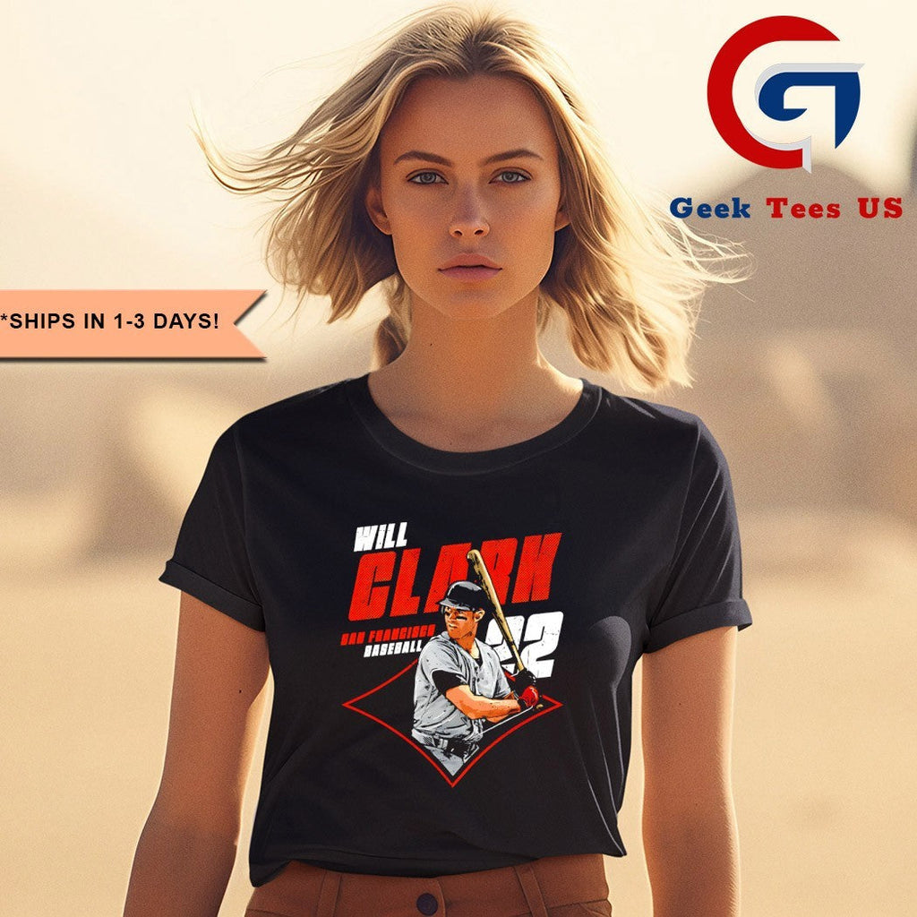 Will Clark player San Francisco Giants baseball shirt