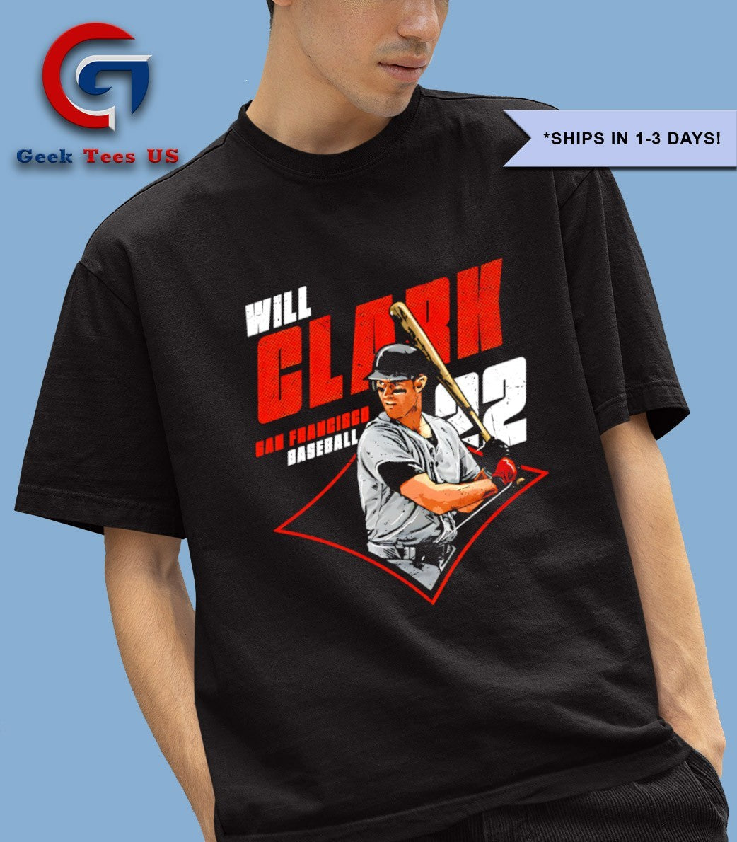 Will Clark player San Francisco Giants baseball shirt
