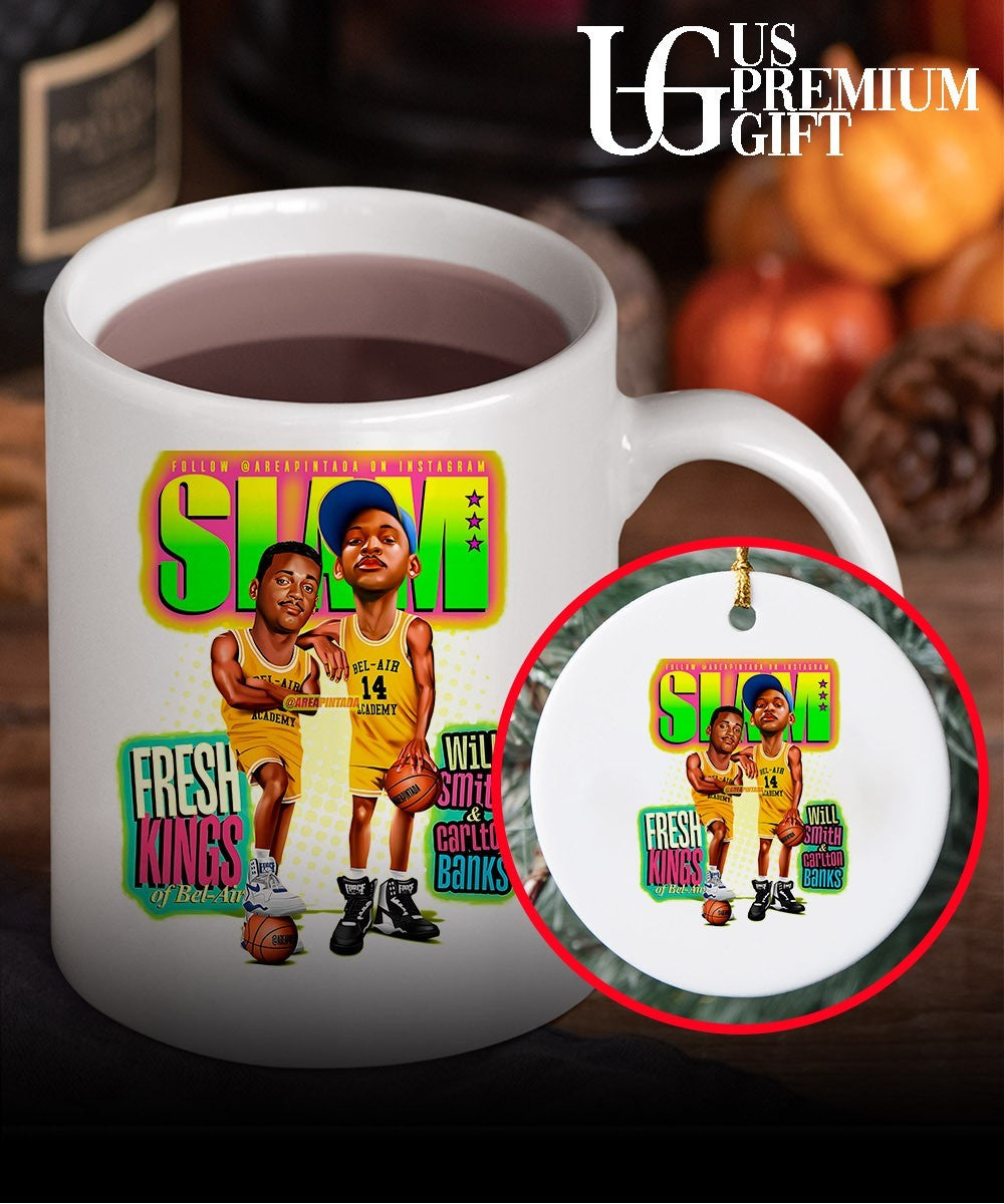 Will Smith and Carlton Banks The Fresh Prince of Bel-Air Slam shirt