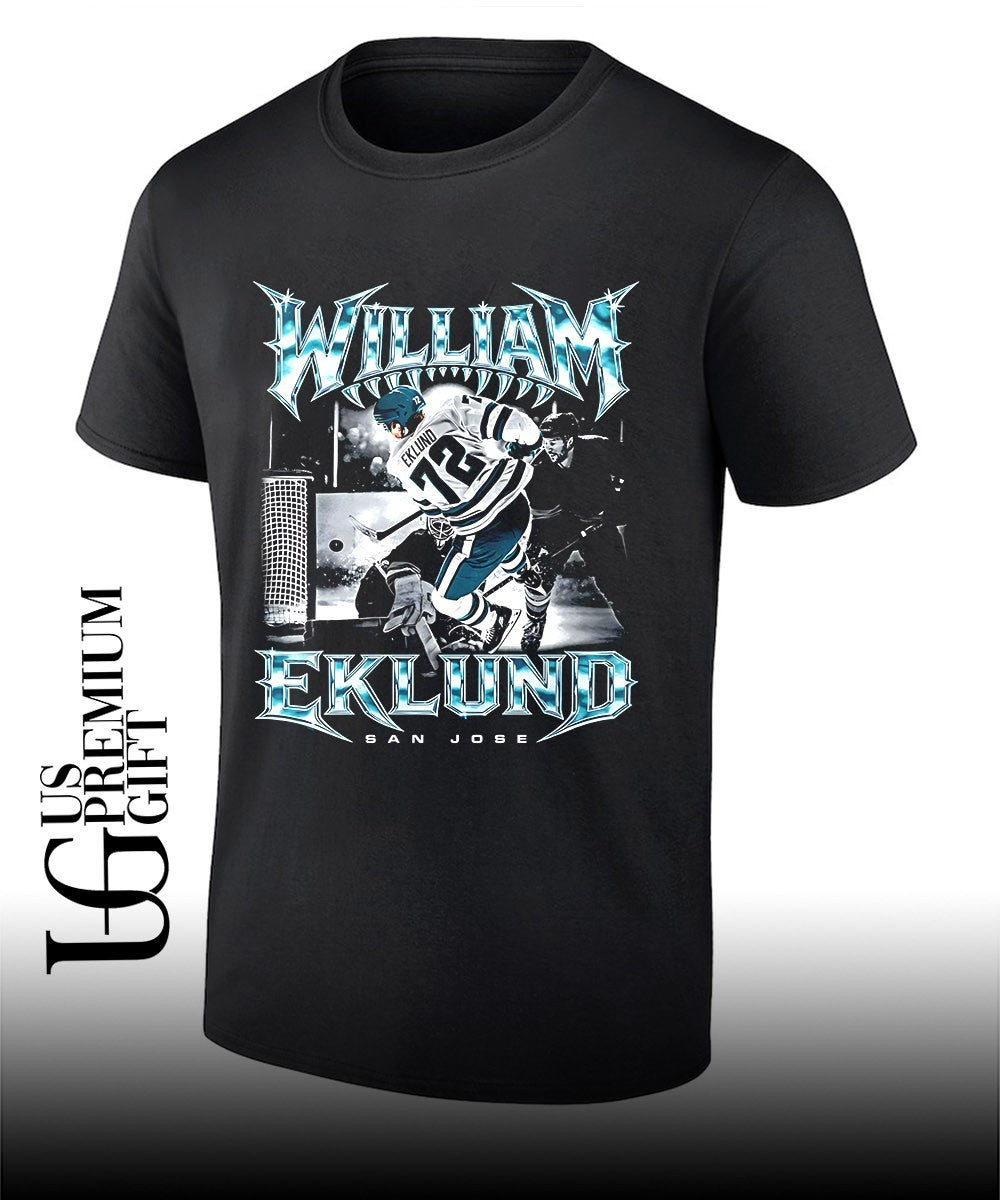 William Eklund San Jose Sharks Goal Of The Year signature graphic shirt