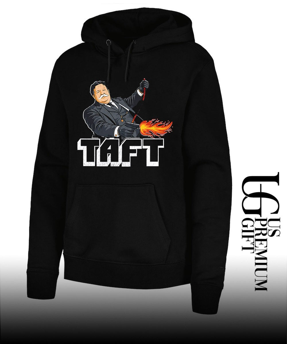 William Howard Taft holding guns shirt