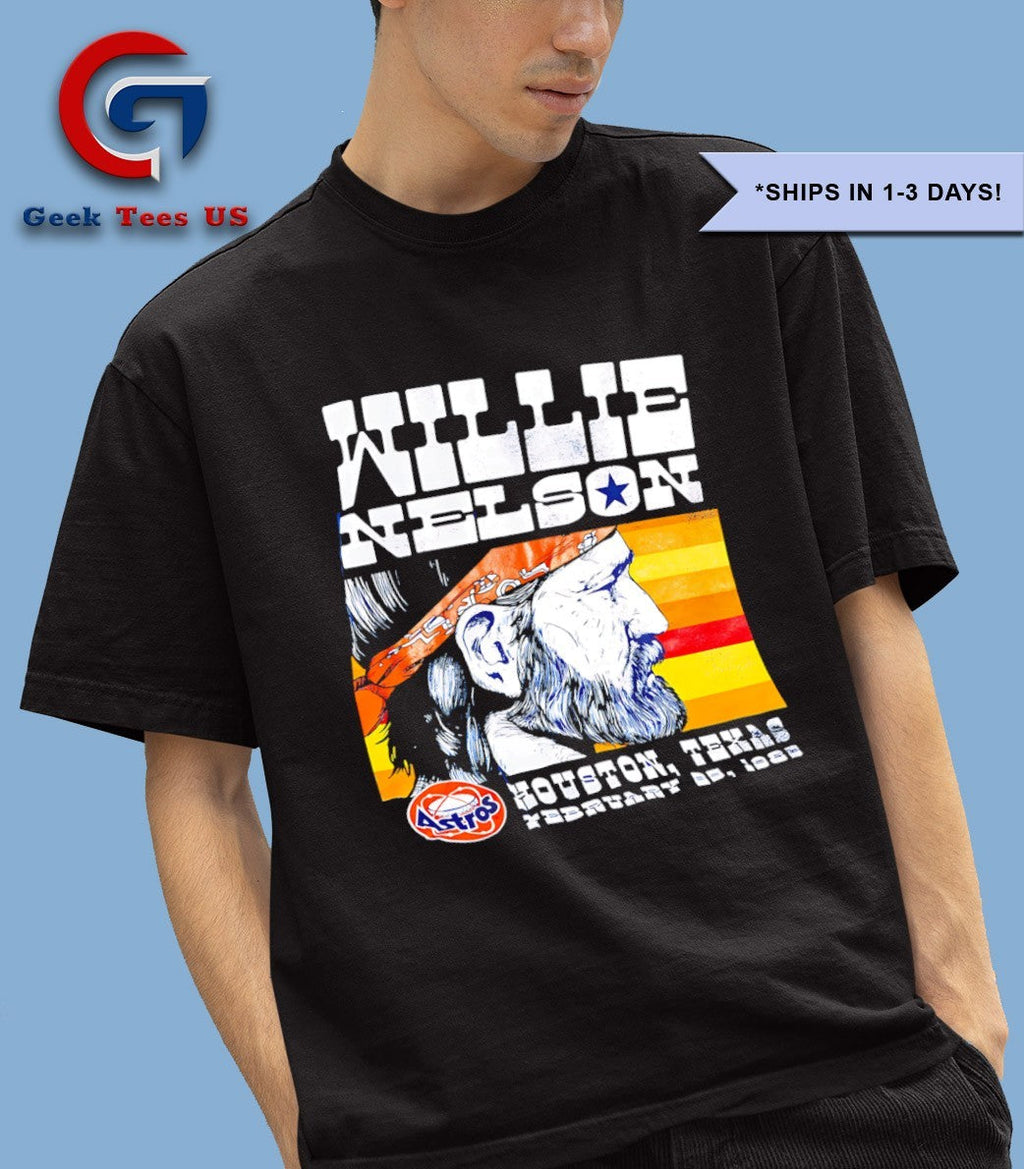 Willie Nelson Astrodome Houston Texas 1983 retro shirt