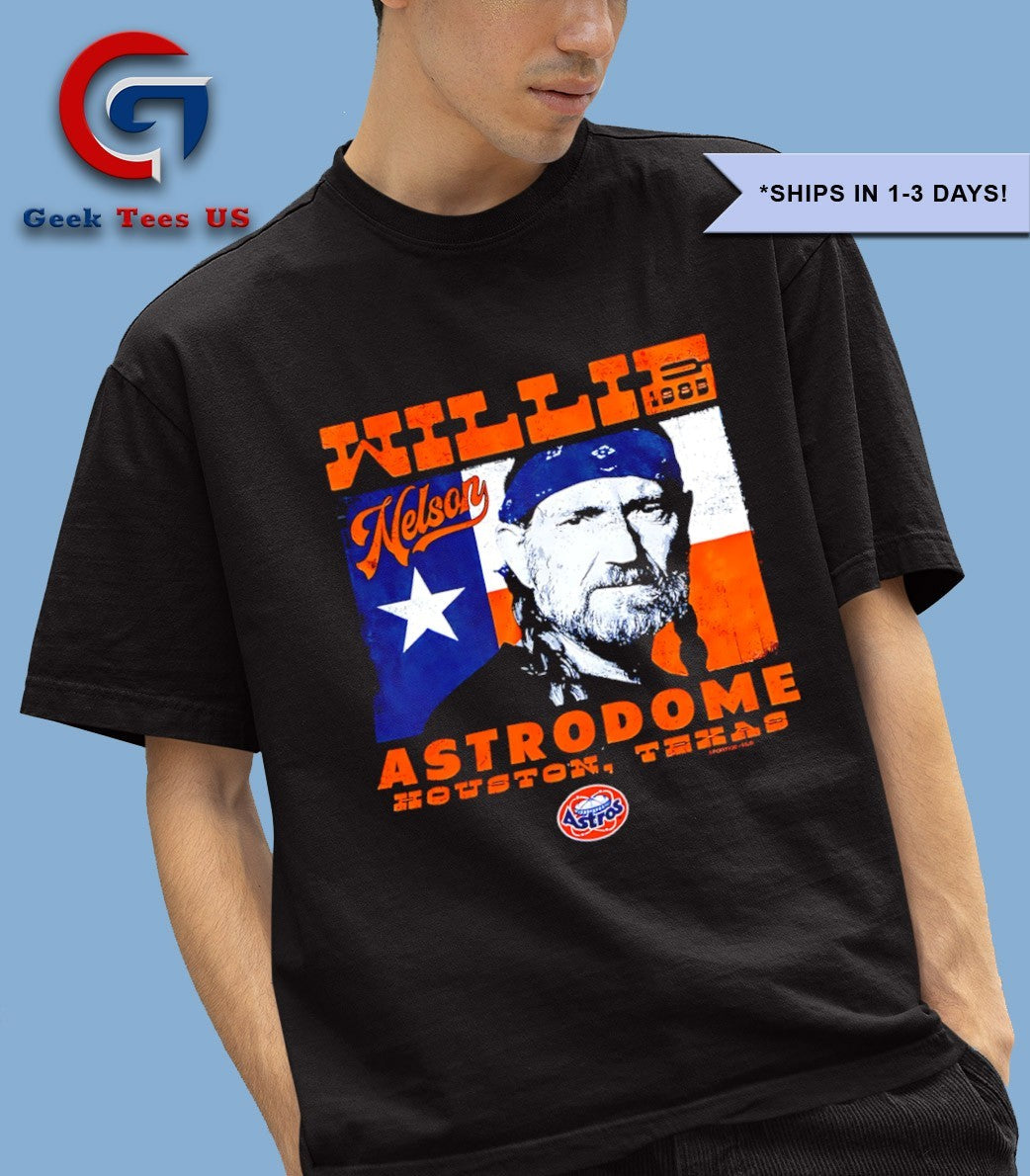 Willie Nelson Astrodome Houston Texas shirt