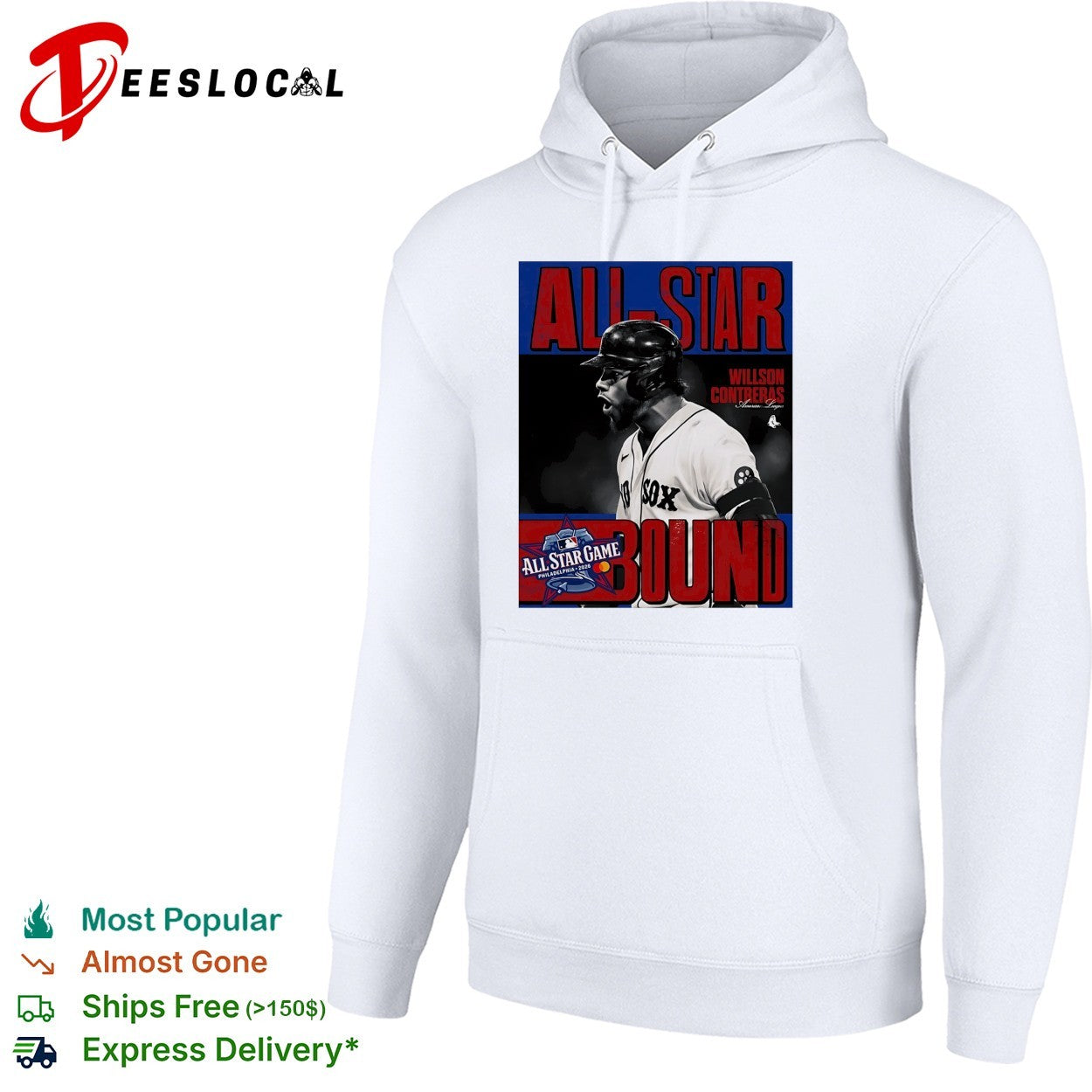 Willson Contreras Red Sox MLB All Star Game Bound 2026 Philadelphia shirt