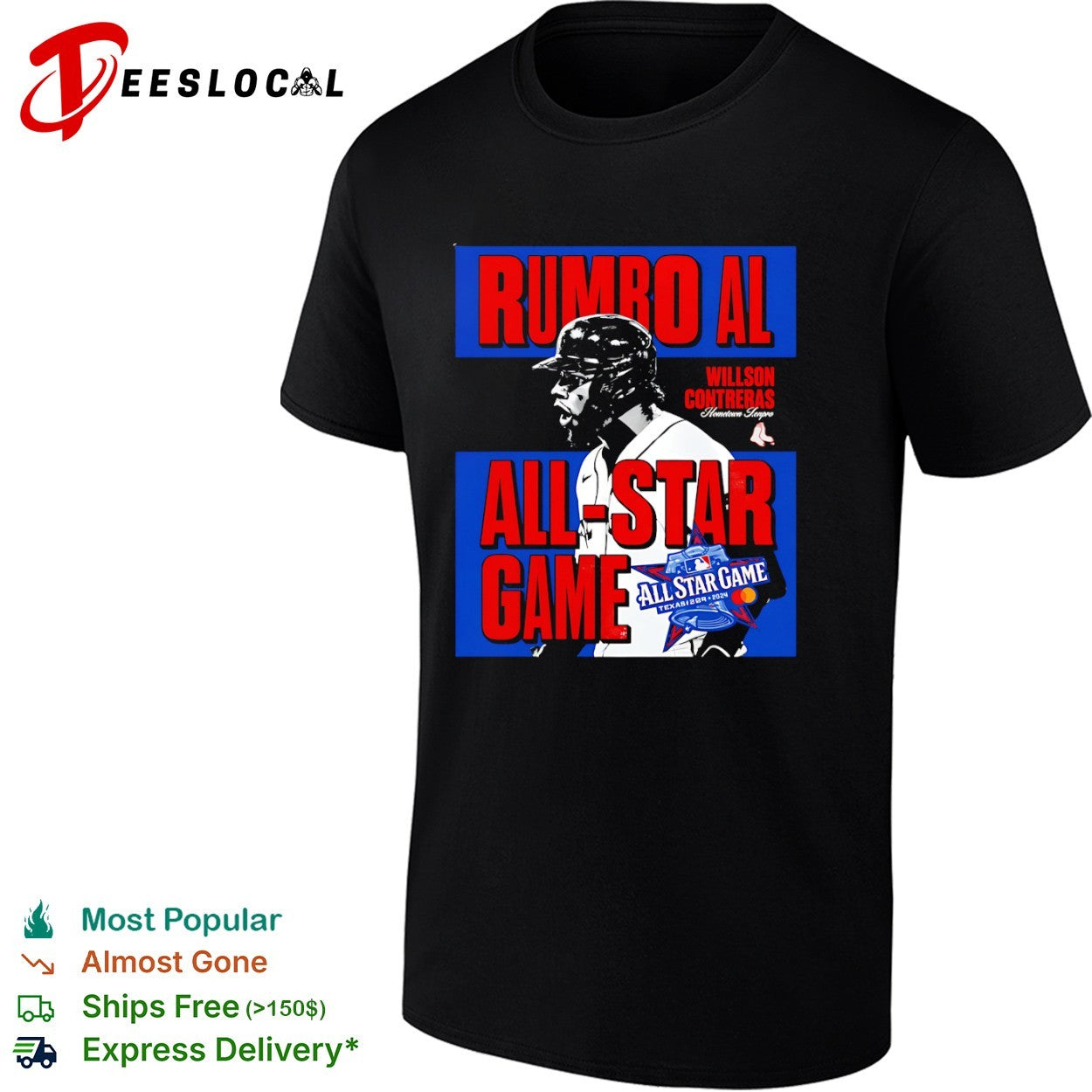 Willson Contreras Rumbo al All-Star Game Texas 2024 shirt