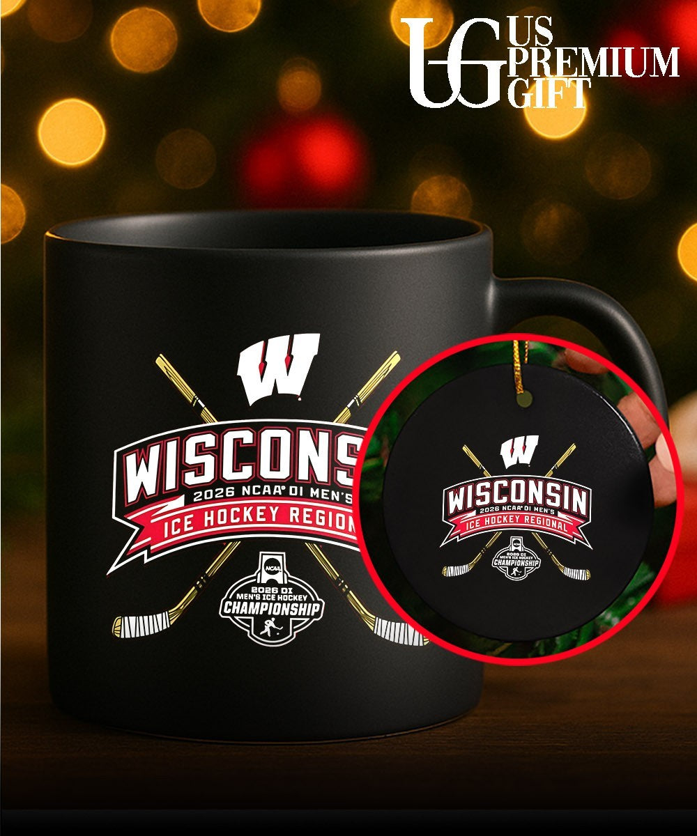 Wisconsin Badgers 2026 NCAA DI Men’s Ice Hockey Regional shirt