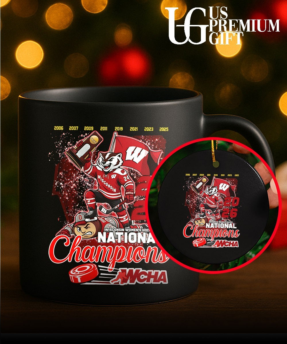 Wisconsin Badgers 2026 National Champions Women’s Ice Hockey shirt