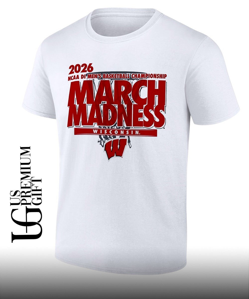 Wisconsin Badgers March Madness NCAA D1 Men’s basketball Championship 2026 shirt