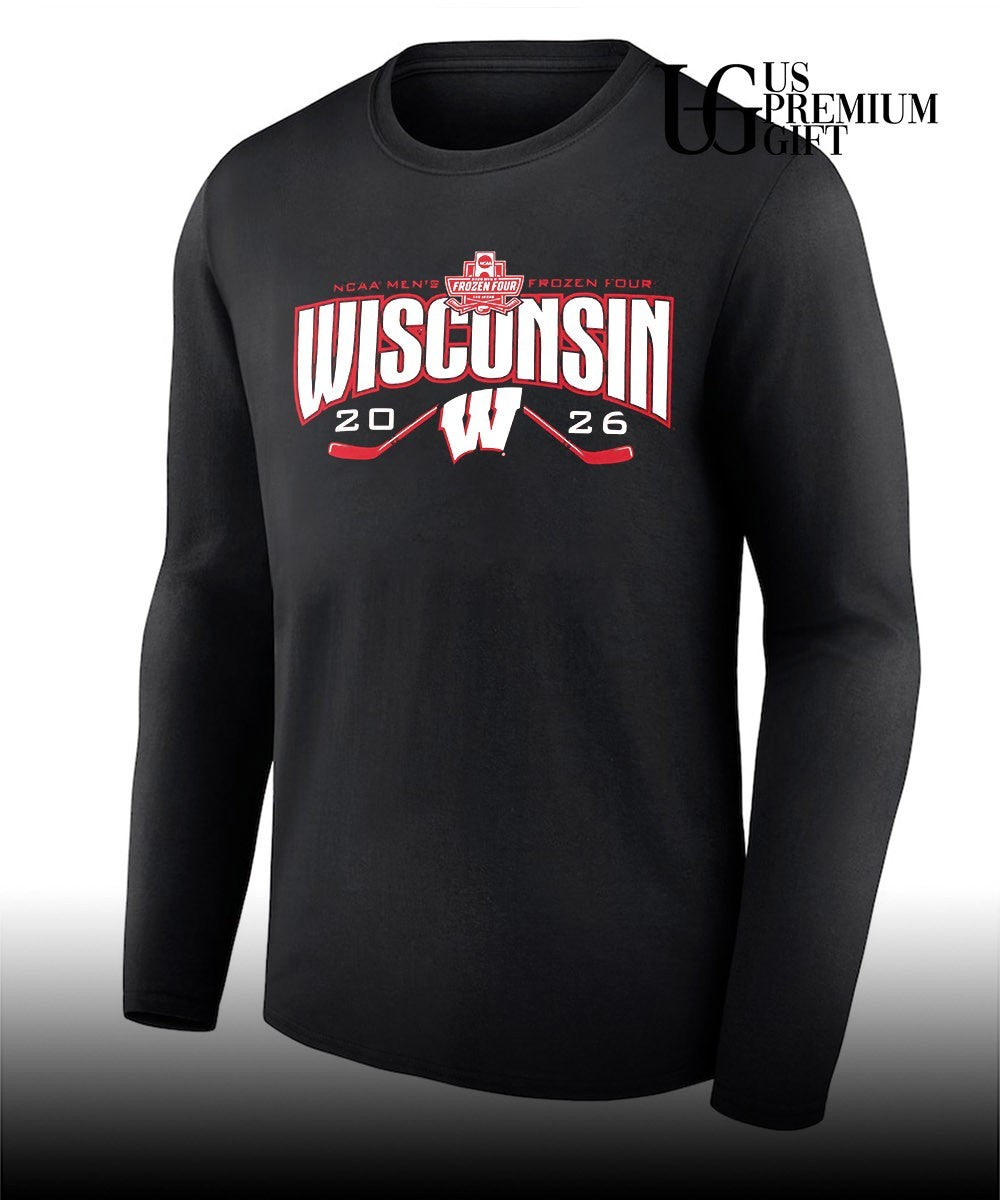 Wisconsin Badgers NCAA Men’s Frozen Four 2026 Las Vegas shirt