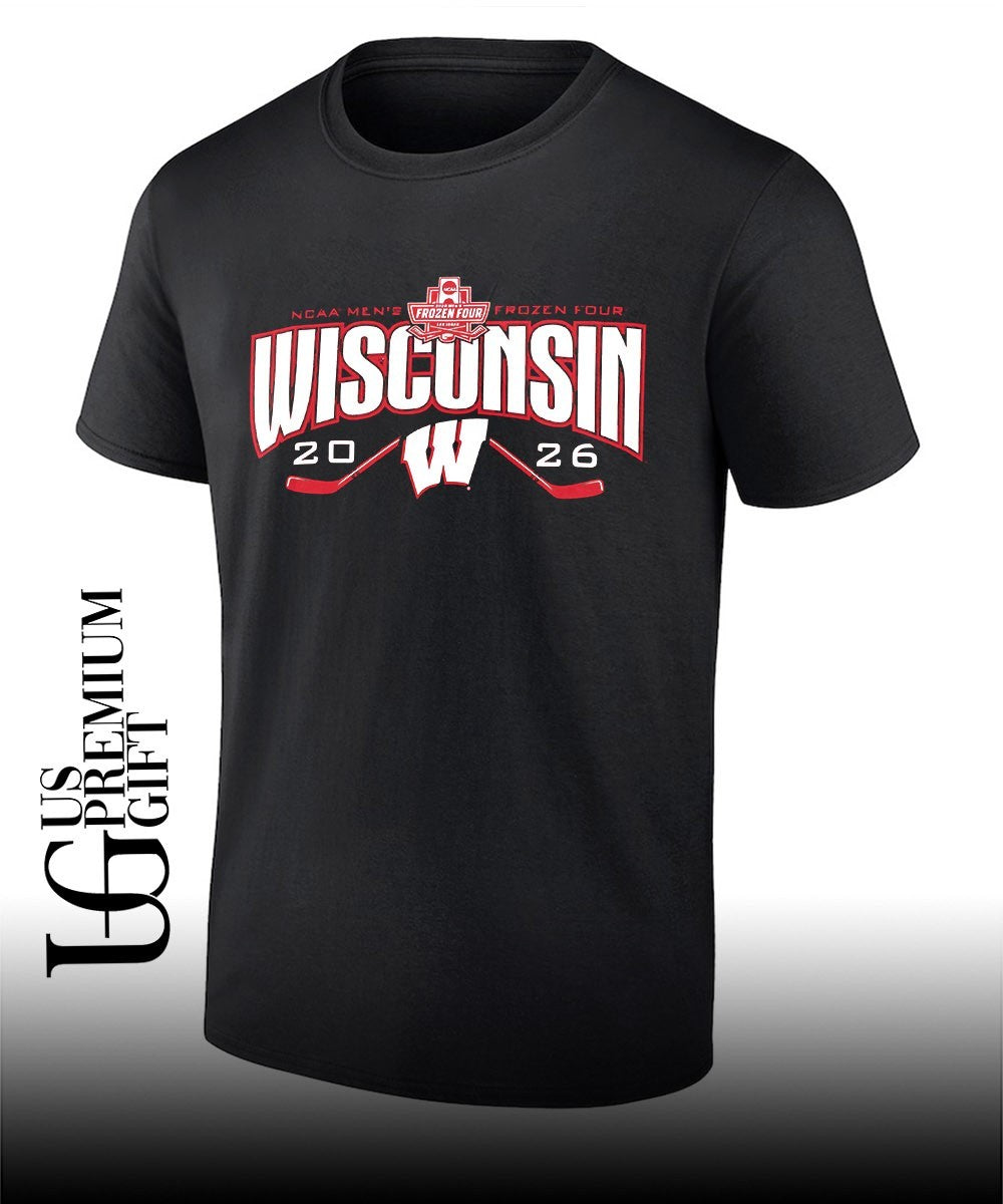 Wisconsin Badgers NCAA Men’s Frozen Four 2026 Las Vegas shirt