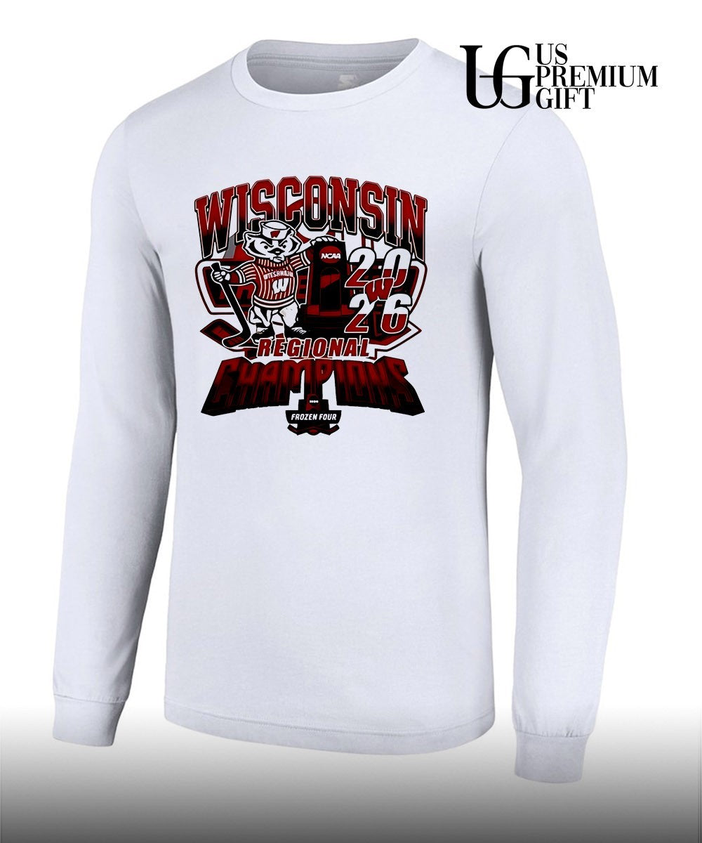 Wisconsin Badgers Regional Champions 2026 mascot shirt