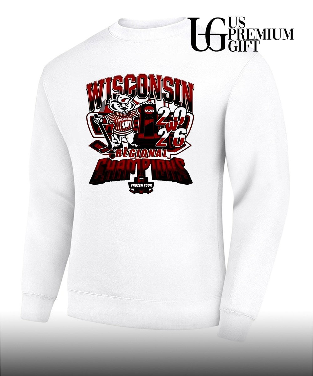 Wisconsin Badgers Regional Champions 2026 mascot shirt