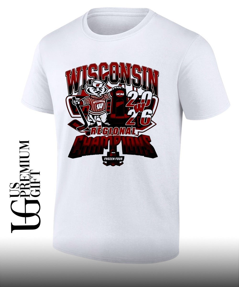 Wisconsin Badgers Regional Champions 2026 mascot shirt