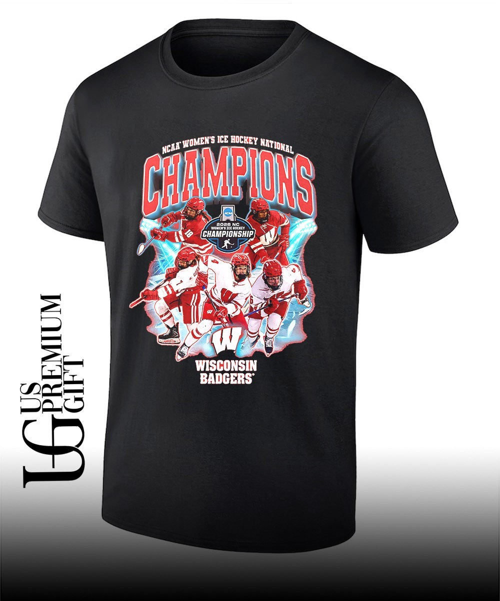 Wisconsin Badgers Women’s Ice Hockey 2026 National Champions shirt