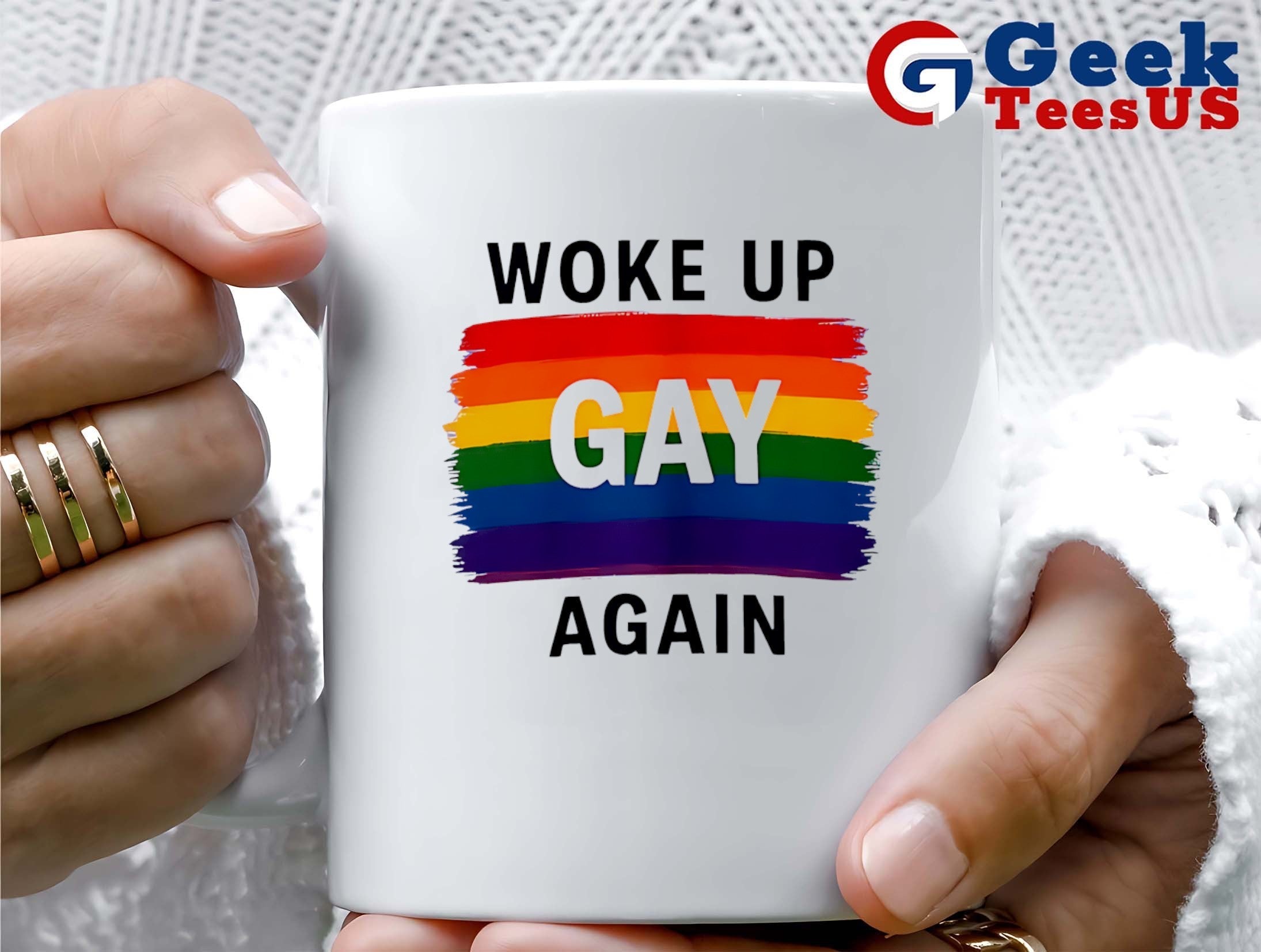 Woke Up Gay Again LGBT T-shirt