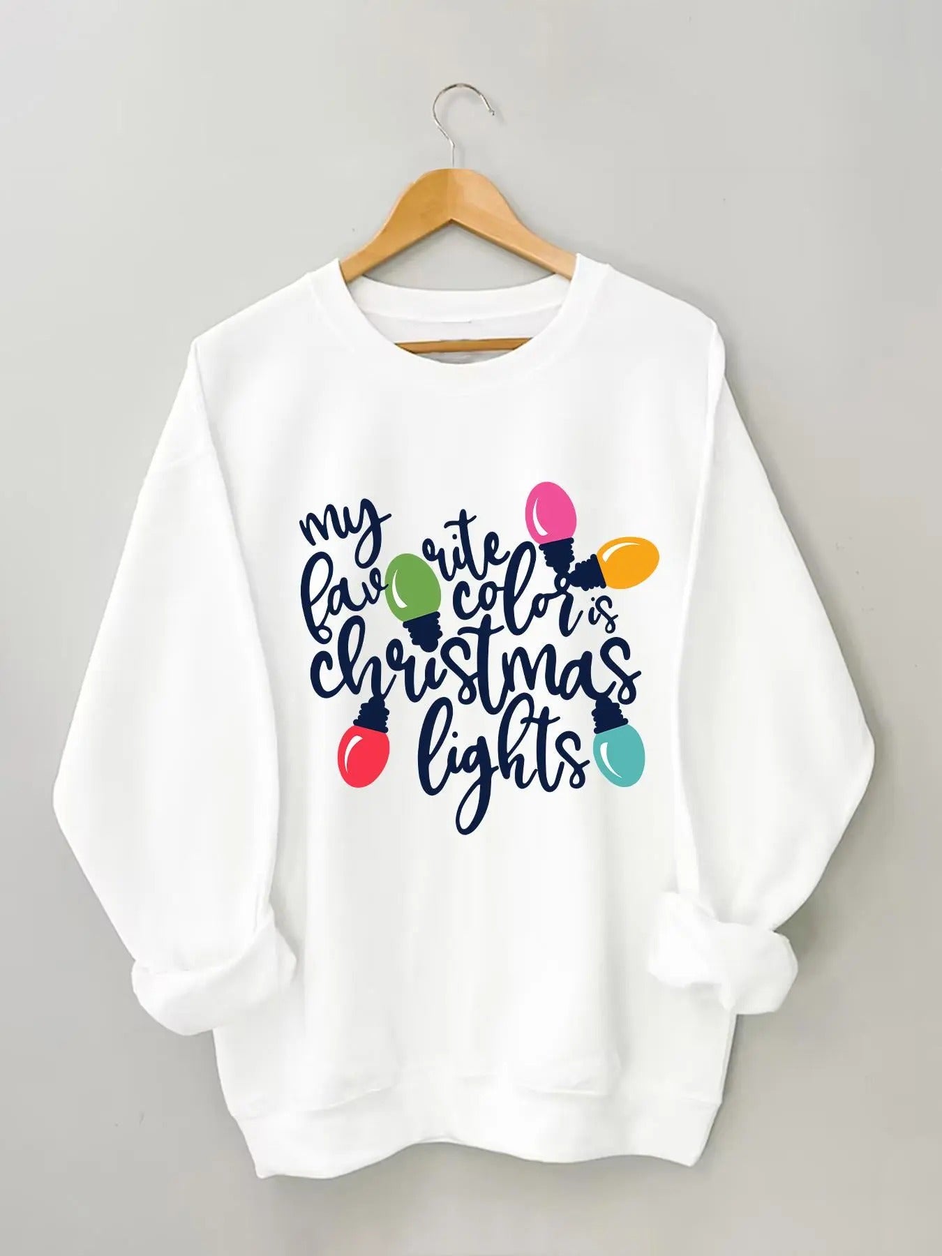 Women's Letter Print Drop Shoulder Sweatshirt, Casual Long Sleeve Round Neck Pullover for Daily Wear, Ladies Clothes for All Seasons style 08