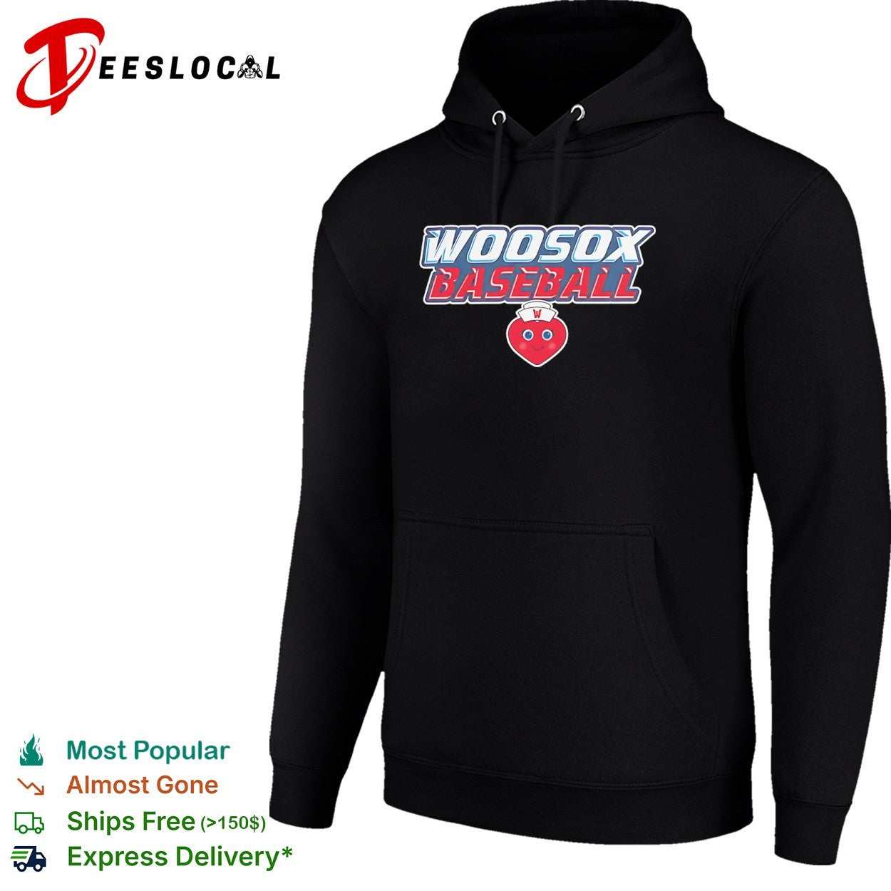 Woosox Baseball Heart Mascot Worcester Red Sox shirt